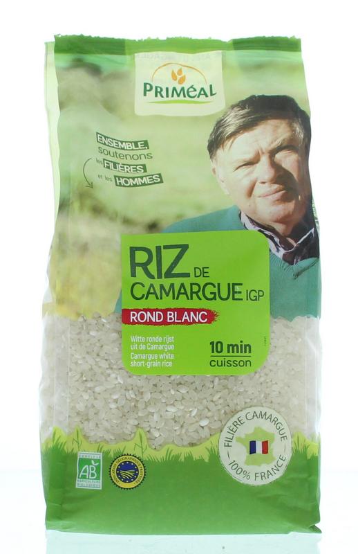 Primeal Witte ronde rijst camargue bio 1.00 Kilogram