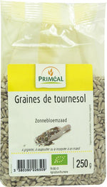 Primeal Zonnebloempitten (zaad) bio 250.00 Gram