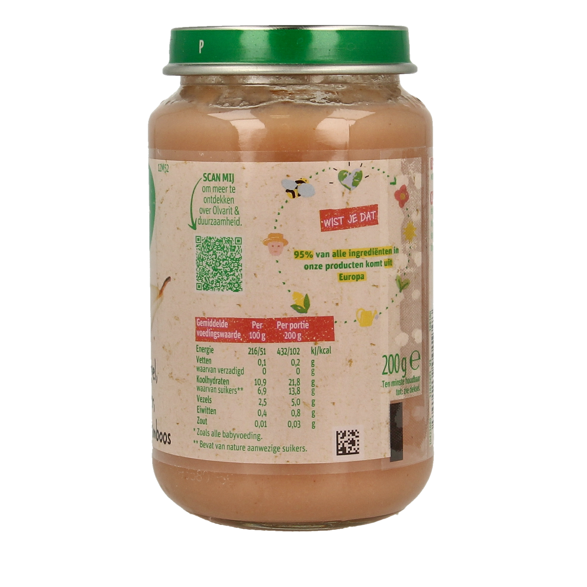 Olvarit Appel peer framboos 12M52 200.00 Gram