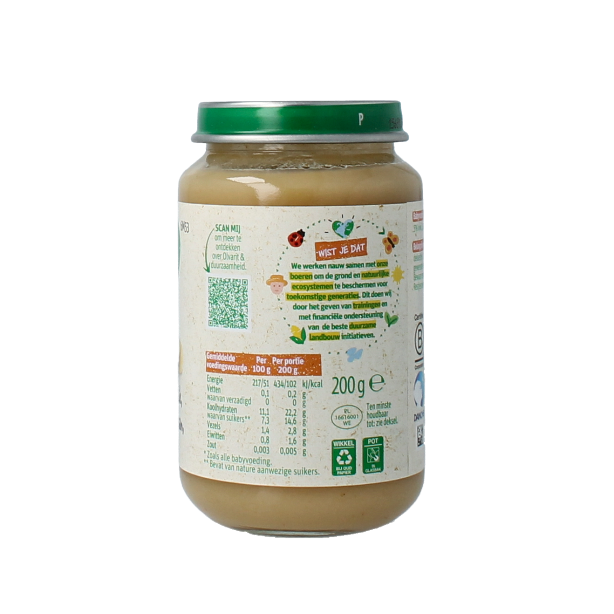 Olvarit Perzik banaan kiwi 6M53 200.00 Gram
