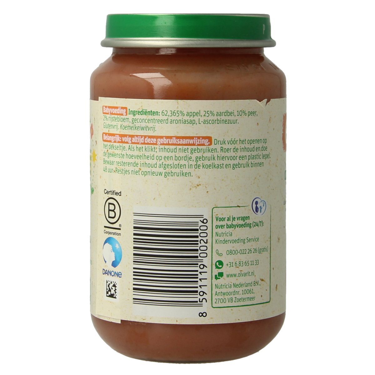 Olvarit Appel aardbei peer 6M54 200.00 Gram