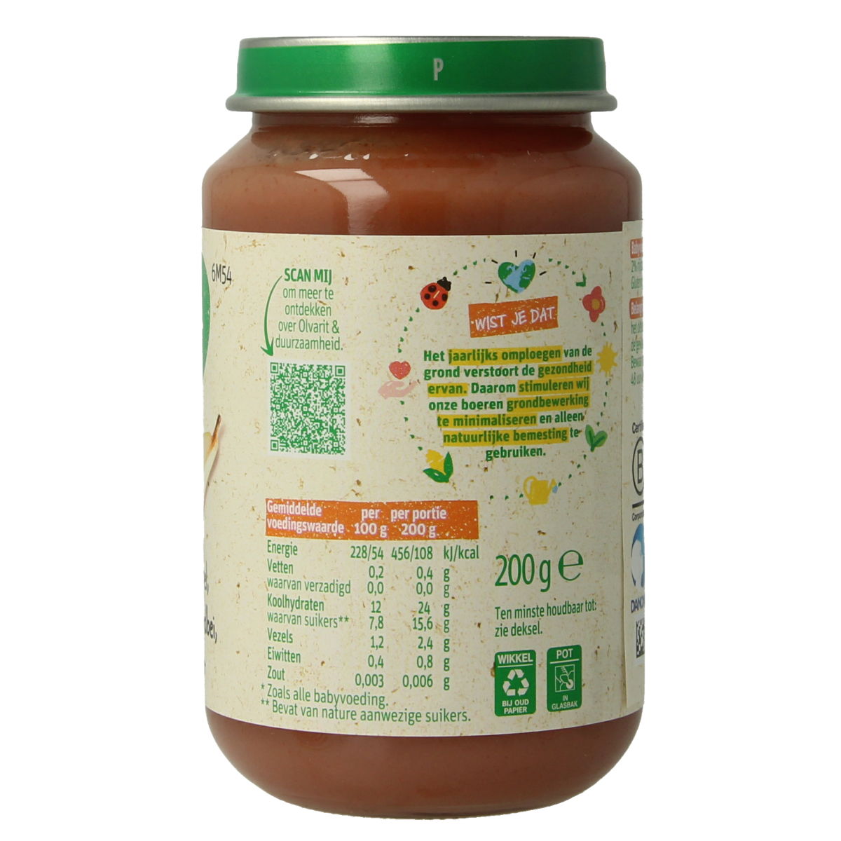 Olvarit Appel aardbei peer 6M54 200.00 Gram