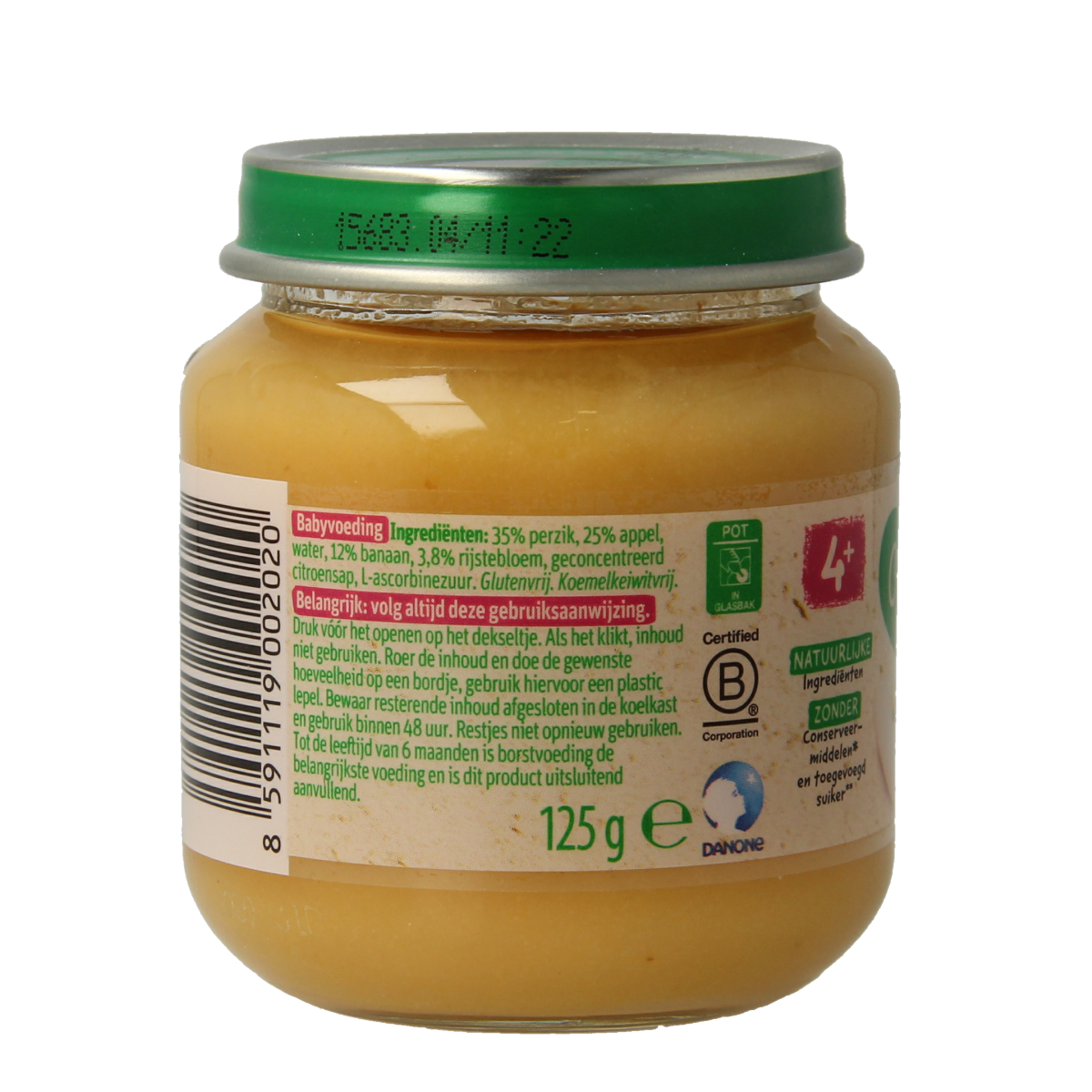 Olvarit Perzik appel 4M02 125.00 Gram