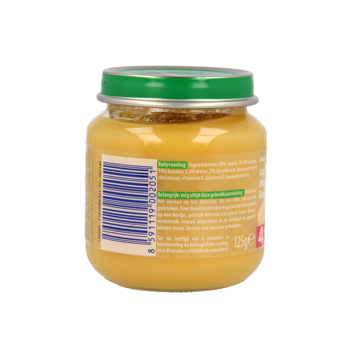 Olvarit Appel mango banaan 4M03 125.00 Gram