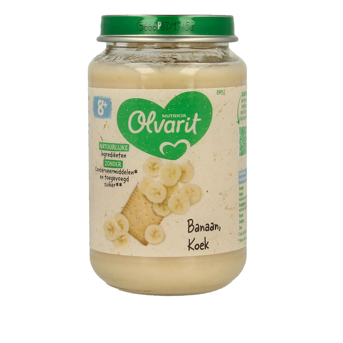 Olvarit Banaan koek 8M51 200.00 Gram