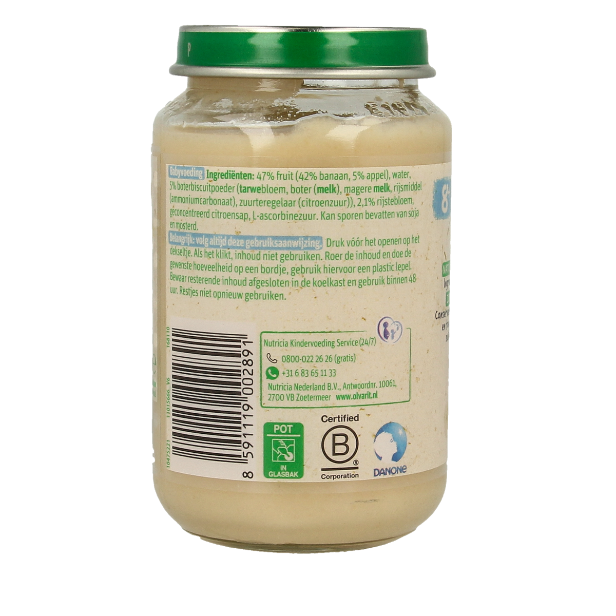 Olvarit Banaan koek 8M51 200.00 Gram