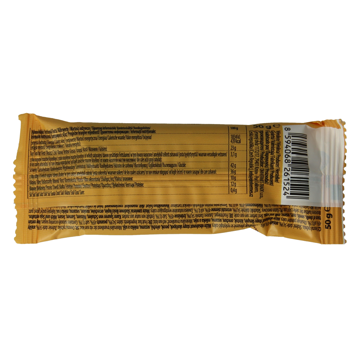 Bombus Raw energy bar peanut & dates 50.00 Gram
