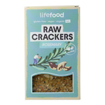 Lifefood Life crackers rozemarijn raw bio 90.00 Gram