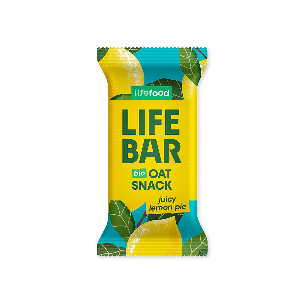 Lifefood Lifebar oatsnack citroen bio 40.00 Gram