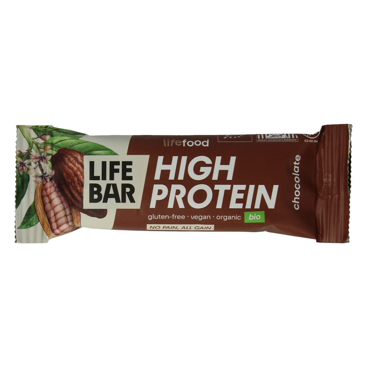 Lifefood Lifebar proteine chocolade bio 40.00 Gram