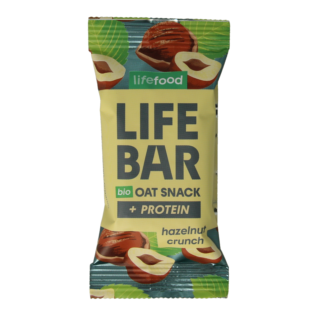 Lifefood Lifebar oatsnack proteine hazelnoot crunch bio 40.00 Gram