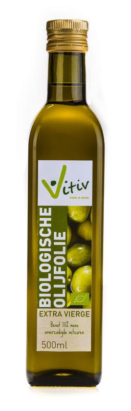 Vitiv Olijfolie Spaans extra virgin bio 500.00 Milliliter