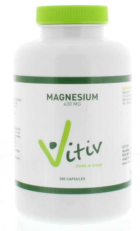 Vitiv Magnesium 400mg 200.00 Capsules