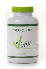Vitiv Zink picolinaat 50mg 100.00 Tabletten