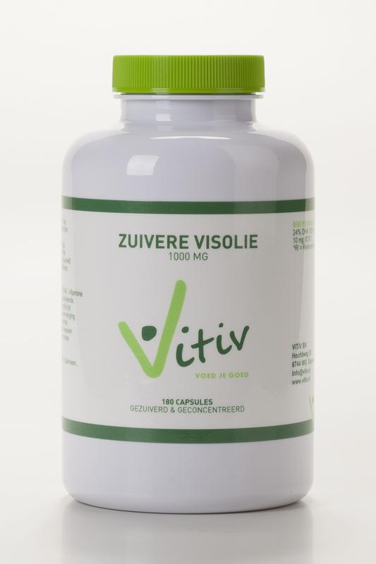Vitiv Zuivere visolie 1000mg 100.00 Capsules