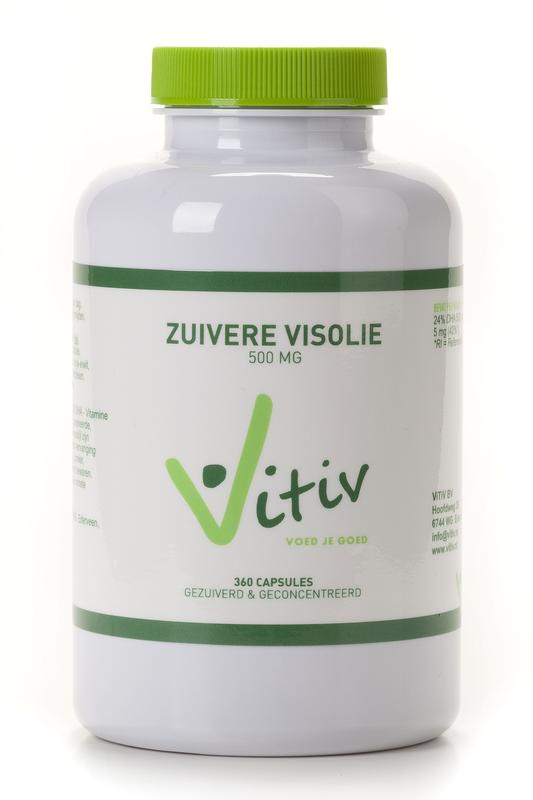 Vitiv Zuivere visolie 500mg  360.00 Capsules