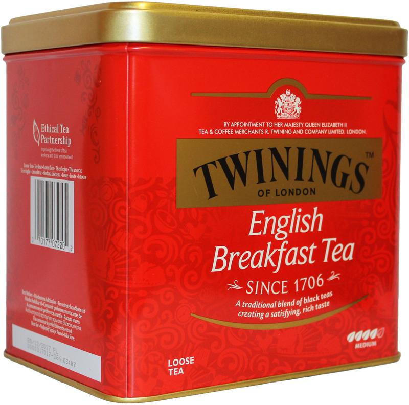 Twinings English breakfast blik 500.00 Gram