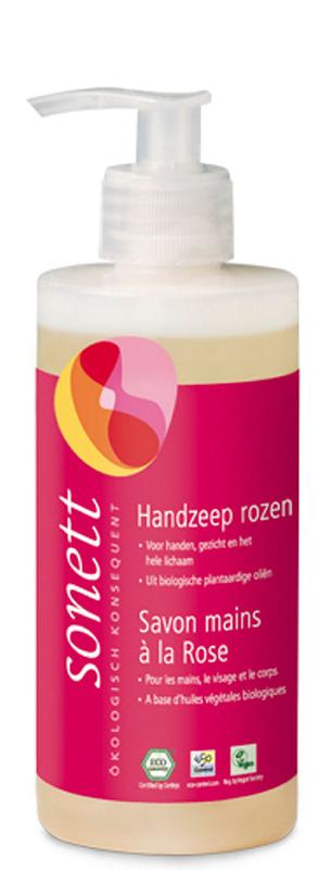 Sonett Handzeep rozen vloeibaar 300.00 Milliliter
