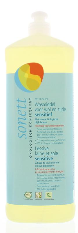 Sonett Wasmiddel wol & zijde sensitive 1.00 Liter