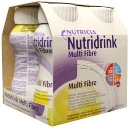 Nutridrink Multi fibre vanille 200ml 4.00 Stuks
