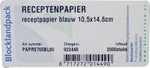 Blockland Receptpapier blauw 105 x 148mm 2000.00 Stuks