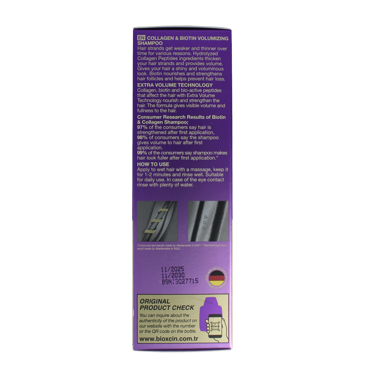 Bioxcin Collageen volume shampoo 300.00 Milliliter
