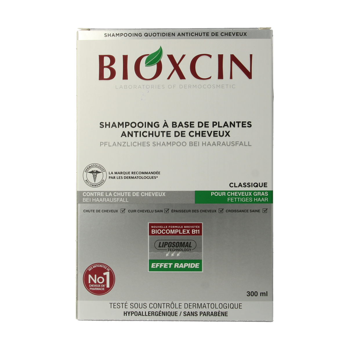 Bioxcin Shampoo vet haar 300.00 Milliliter