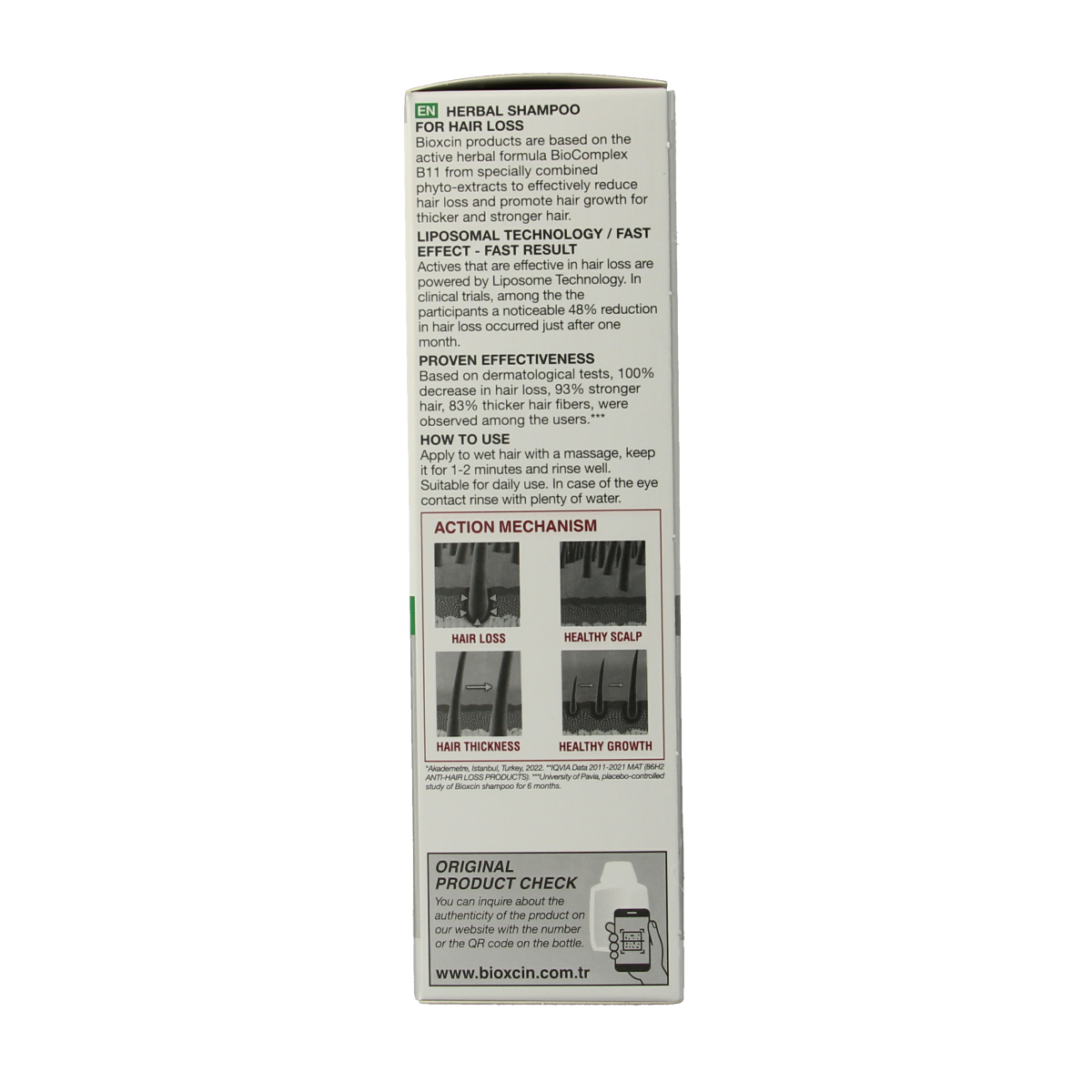 Bioxcin Shampoo vet haar 300.00 Milliliter