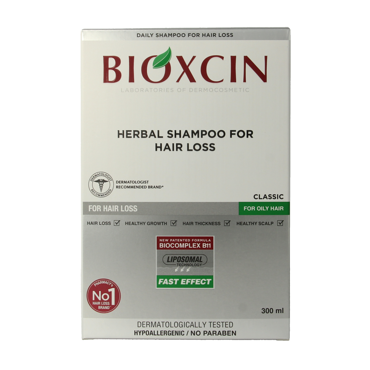 Bioxcin Shampoo vet haar 300.00 Milliliter