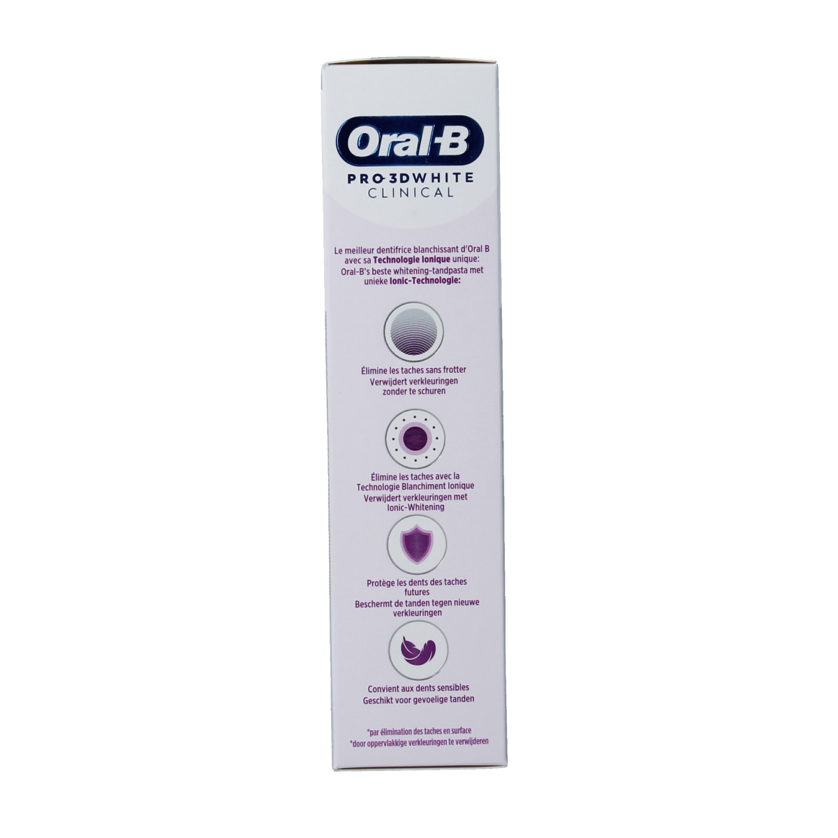 Oral B Tandpasta 3D white clinical radiant TEST 75.00 Milliliter