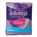 Always Discreet verband long 10.00 Stuks