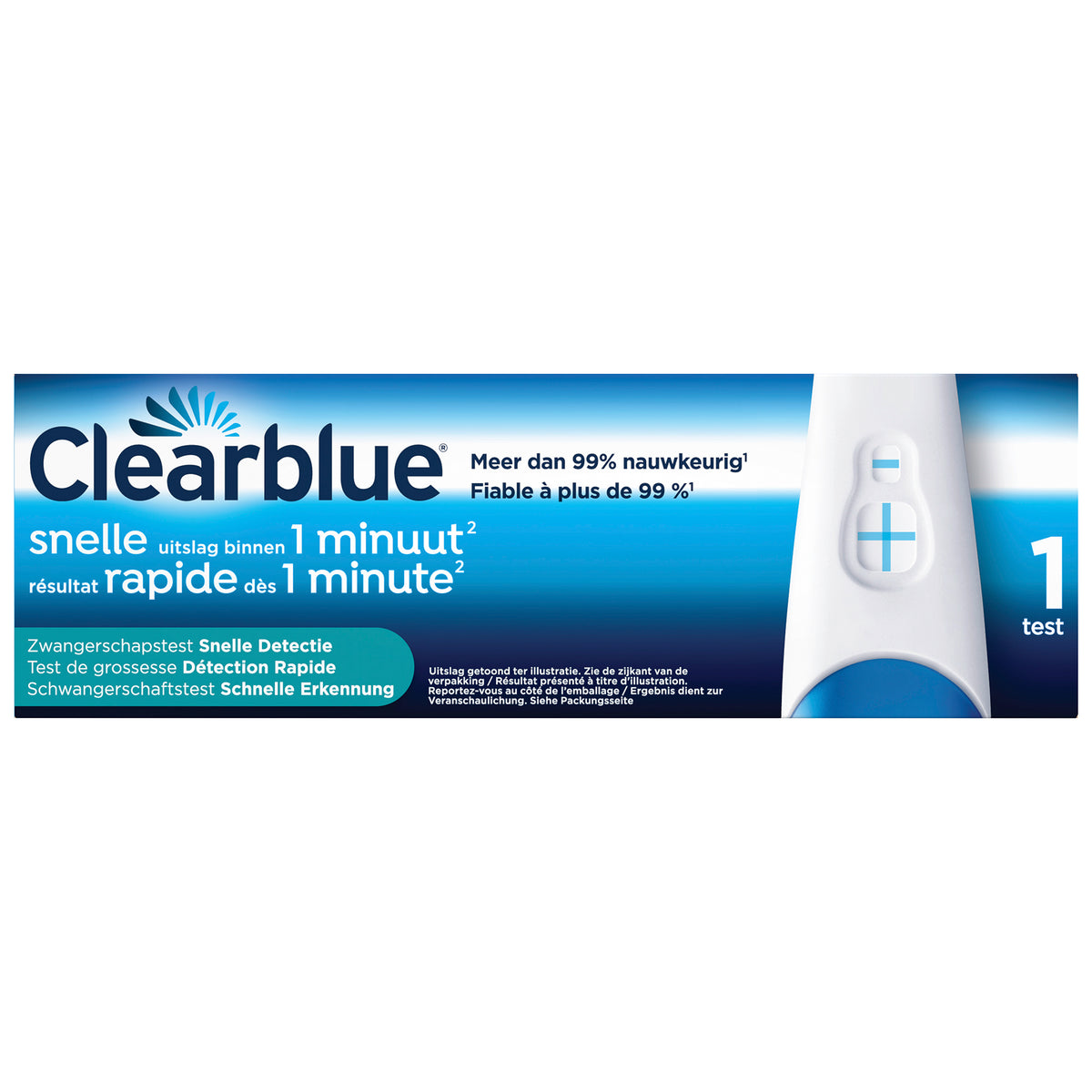 Clearblue Snelle detectie 1.00 Stuks