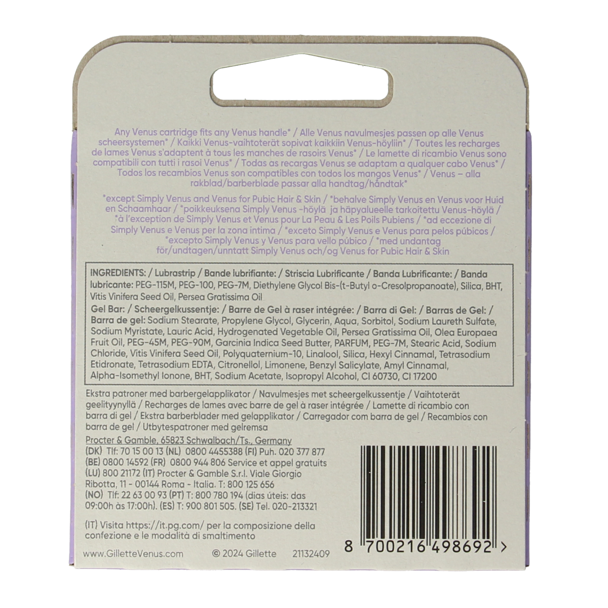 Gillette Venus comfortglide breeze blades 4.00 Stuks