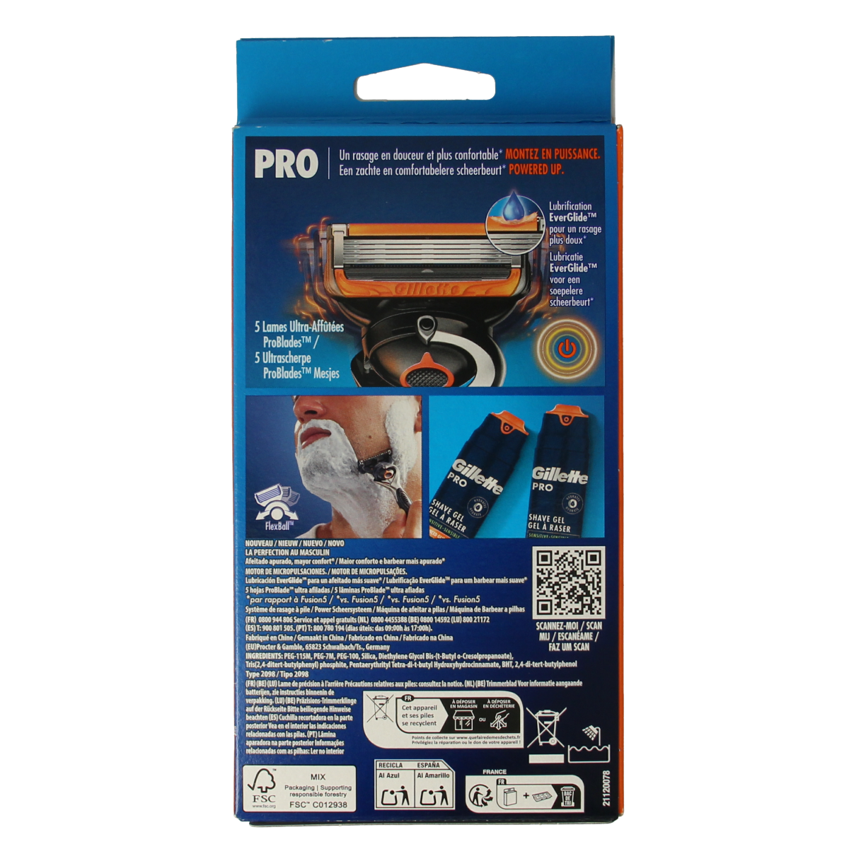 Gillette Proglide power razor 1.00 Stuks