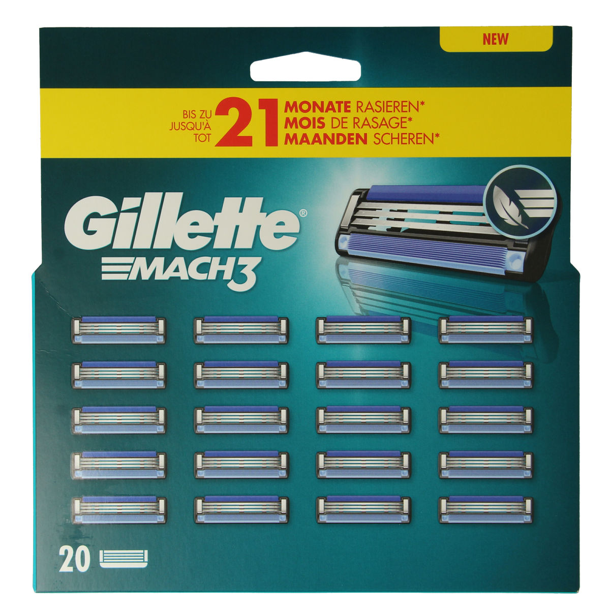 Gillette Mach3 blades 20.00 Stuks