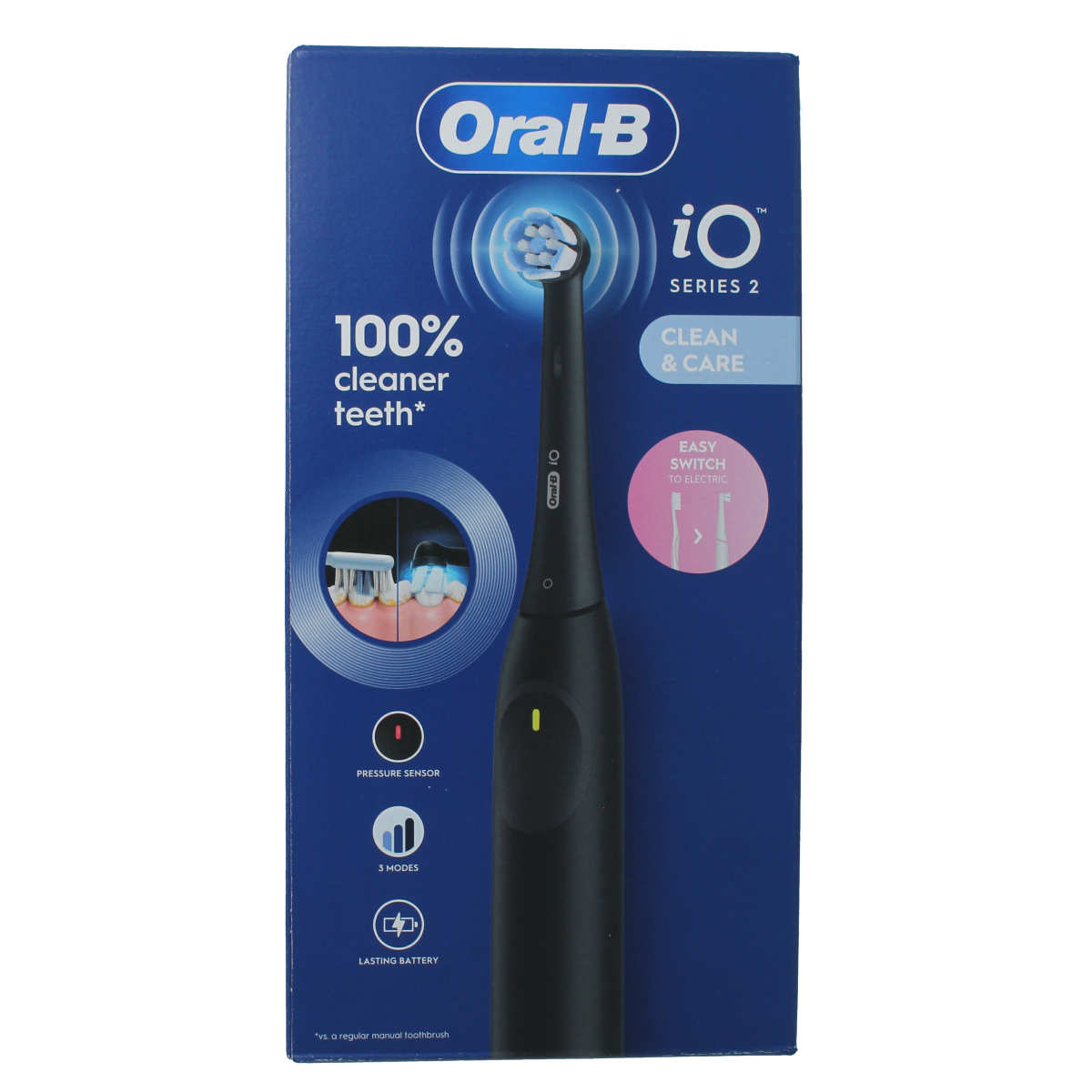 Oral B Elektrische tandenborstel IO2 Black 1.00 Stuks