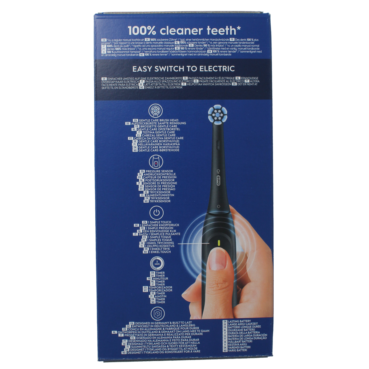 Oral B Elektrische tandenborstel IO2 Black 1.00 Stuks
