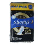 Always Ultra pads secure night  giga pack 22.00 Stuks