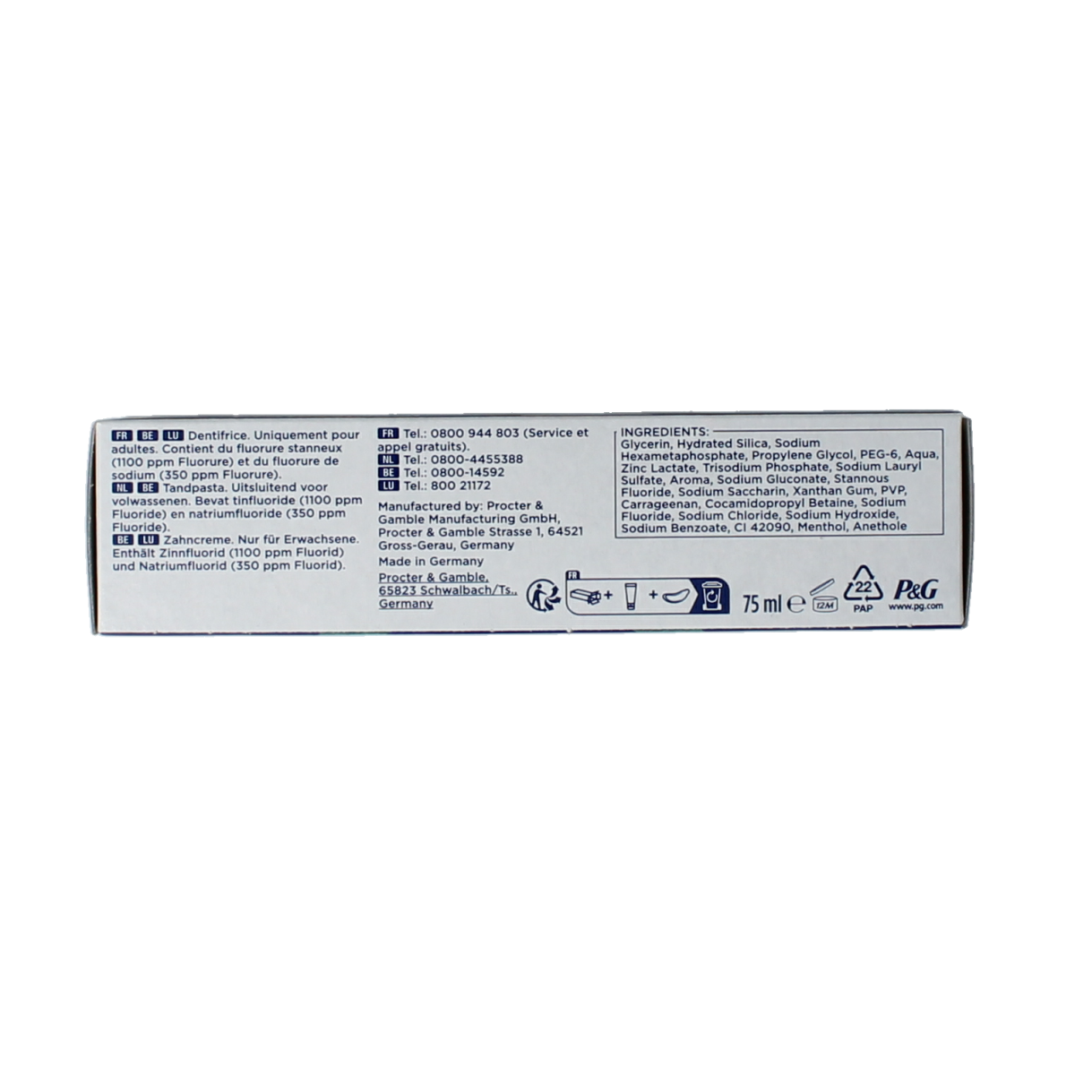 Oral B Tandpasta professional tandsteencontrole 75.00 Milliliter