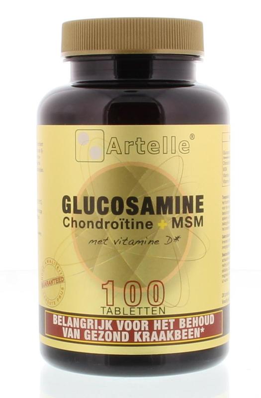 Artelle Glucosamine chondroitine msm 100.00 Tabletten