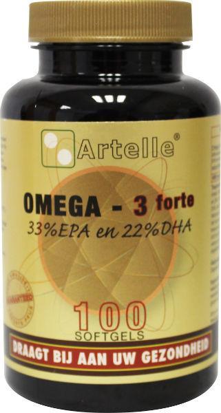 Artelle Omega 3 forte 1000mg 100.00 Softgels