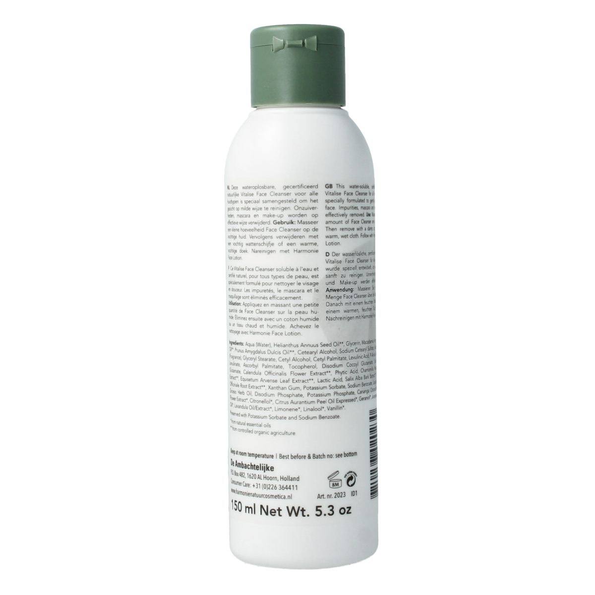 Harmonie Reinigingsmelk elk huidtype 150.00 Milliliter