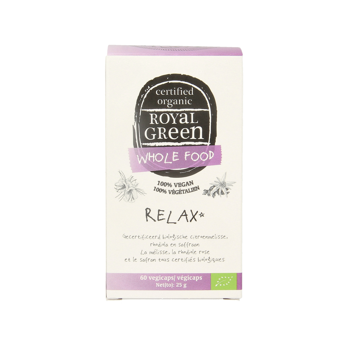 Royal Green Relax bio 60.00 Vegetarische capsules