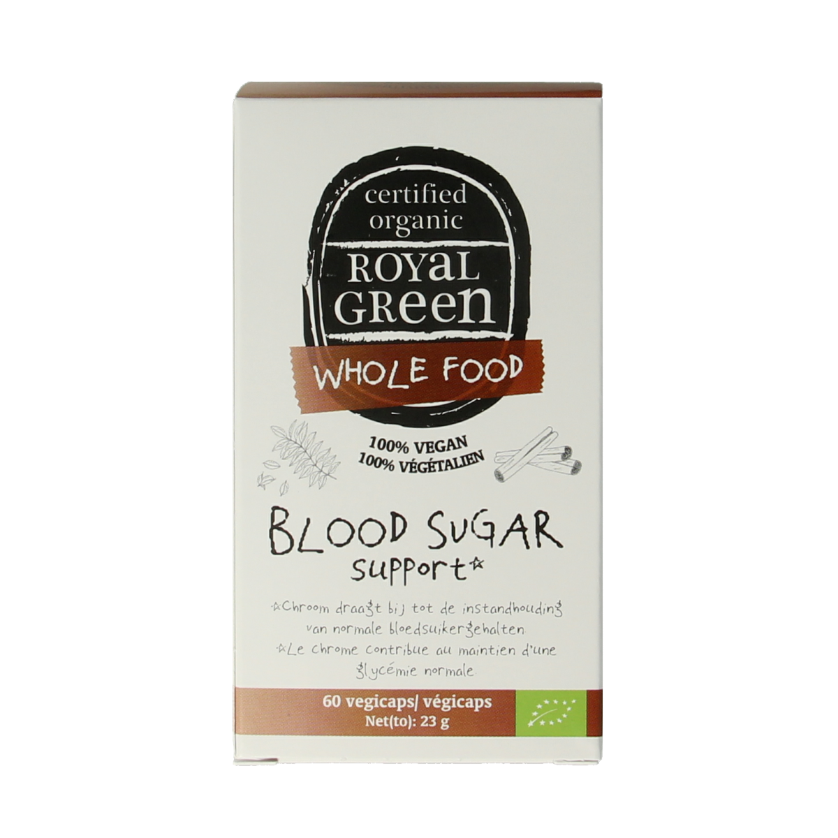 Royal Green Blood sugar support bio 60.00 Vegetarische capsules