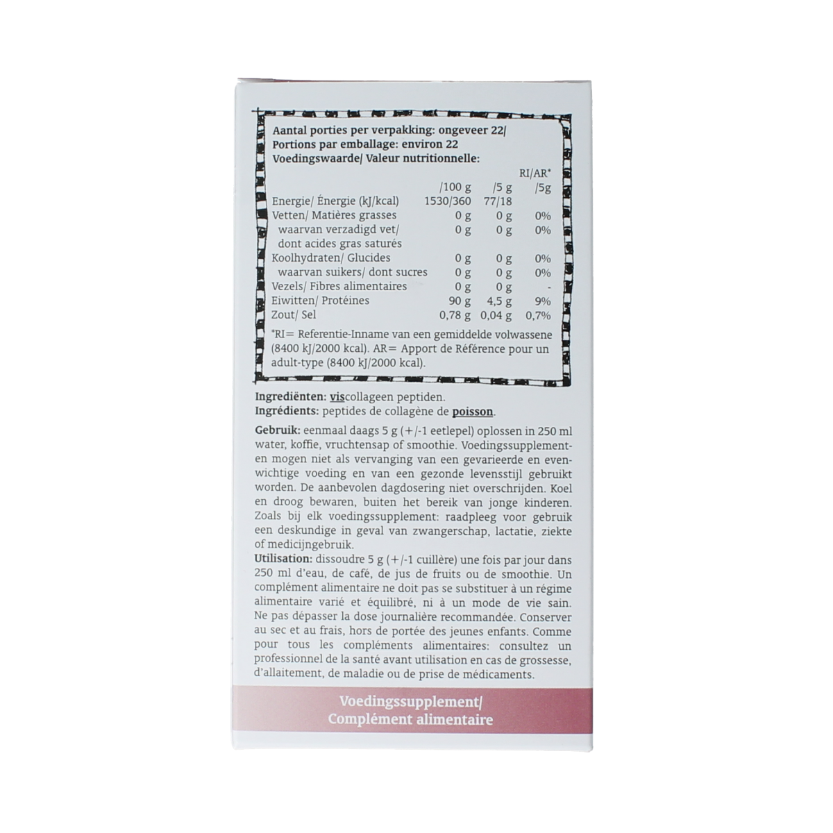 Royal Green Fish collagen peptides 110.00 Gram