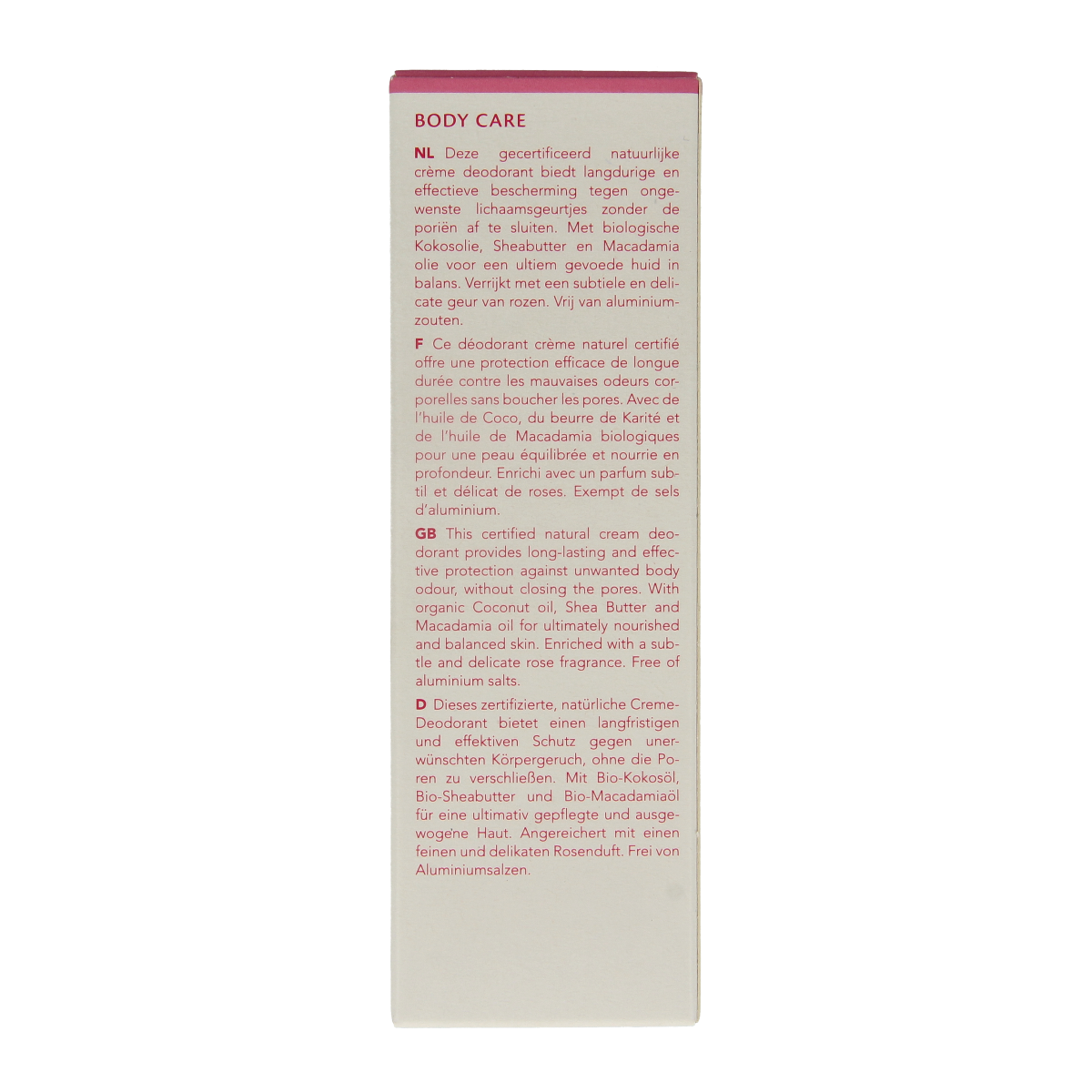 Earth Line Long lasting deodorant rose 50.00 Milliliter