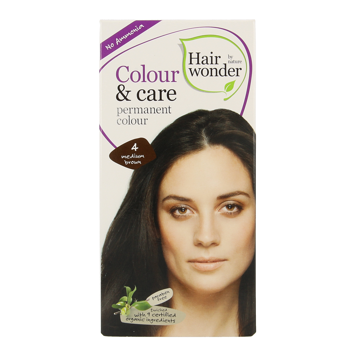Hairwonder Colour & Care 4 medium brown 100.00 Milliliter