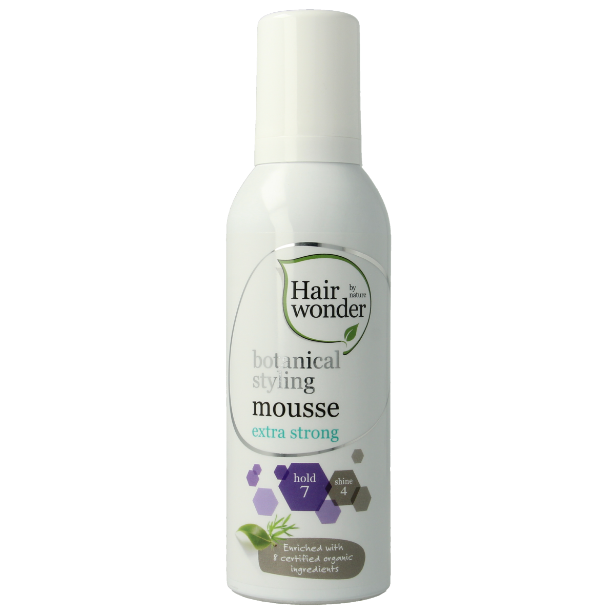Hairwonder Botanical styling mousse extra strong 200.00 Milliliter