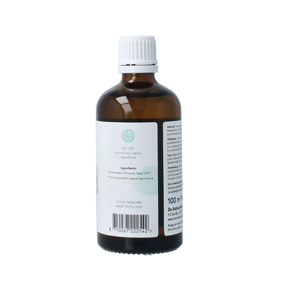 Harmonie Jojoba olie 100.00 Milliliter