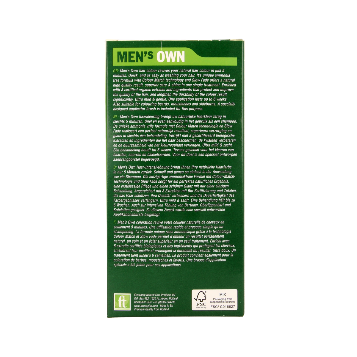 Mens Own Men's own light brown 80.00 Milliliter